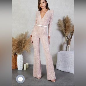 ELIZA WHITE JUMPSUIT - Nadine Merabi
